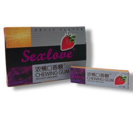 CHICLETS Sexlove Bubble Gum x 10 Cajitas  (Cajita x 5 unidades)