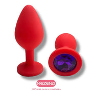 Plug Anal Silicona Talla M largo total 8cm