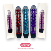 Vibrador Night Liso II  (ABS, Médico TPE - Largo Total:14.5cm)