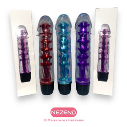 Vibrador Night Liso II  (ABS, Médico TPE - Largo Total:14.5cm)