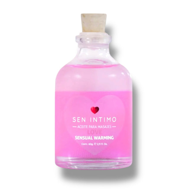 Aceite Sensual Warming Love x 60 ml Sen Intimo (Precio Sugerido al Público 28.000)