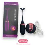 Huevo Inalámbrico USB Ballena  (Silicona + ABS) Largo total:15cm