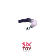 Plug Cola Zorro Metal Multicolor (Talla M - Plug: 7cm)