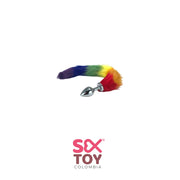 Plug Cola Zorro Metal Multicolor (Talla M - Plug: 7cm)