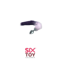 Plug Cola Zorro Metal Multicolor (Talla M - Plug: 7cm)