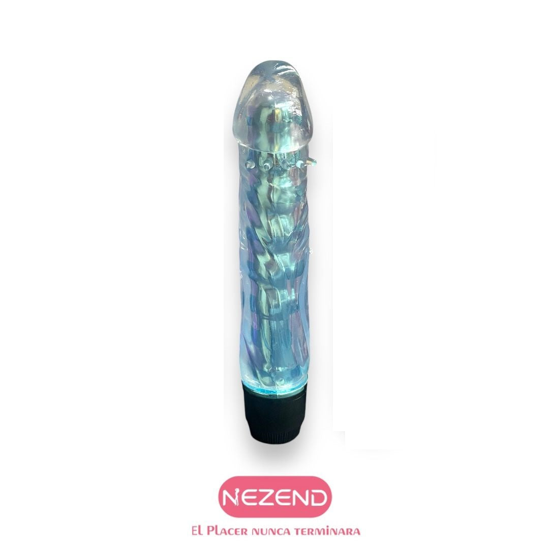 Vibrador Night Liso II  (ABS, Médico TPE - Largo Total:14.5cm)