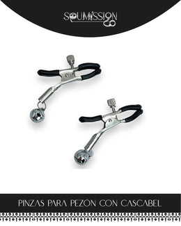 Pinzas Para Pezón con Cascabel (Material: Metal)