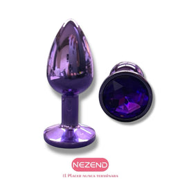 Plug Joya Metalico morado Talla S
