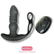 Vibrador prostatico  Telescopio Control Largo Total 14cm