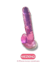 DILDO GEL CON TESTICULOS TALLA S
