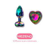 PLUG JOYA CORAZON TORNASOL TALLA S