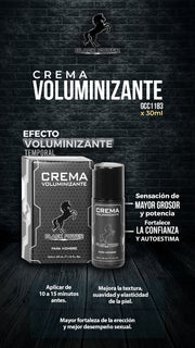 CREMA VOLUMINIZANTE X 30 ML  BLACK POWER