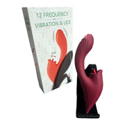 Vibrador Tonge Temperatura 2025 Doble