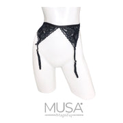 Liguero Encaje Tentación (Disponible Color Negro Y Rojo)