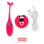 Huevo Inalámbrico USB Ballena  (Silicona + ABS) Largo total:15cm