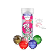 Hot Ball x 4 Mix (Chocolate, Fresa, Menta y Uva)